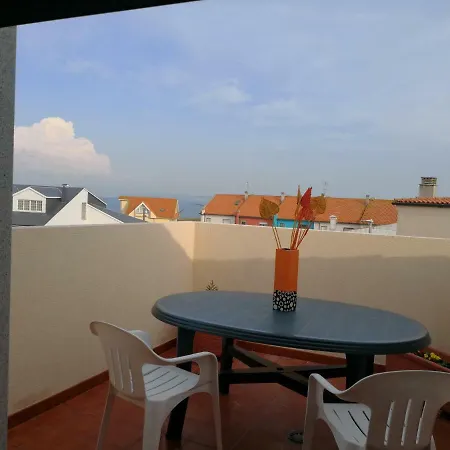 Appartamento Ático En Aguiño Ribeira Esterno foto